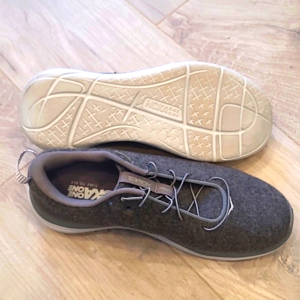 Hoka One One Hupana Flow Wool Sz 9 - image 3